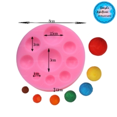 Khuôn Silicon - Chấm - Bi - Hạt Tròn - Vĩ TH 9c