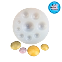 Khuôn Silicon - Chấm - Bi - Hạt Tròn - Vĩ TH 9c