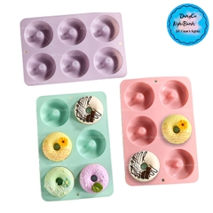 Khuôn Silicon - Donut - Vĩ 7.4cm H3.5 6c sale 24k