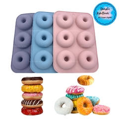 Khuôn Silicon - Donut - Vĩ 7.4cm H3.5 6c sale 24k