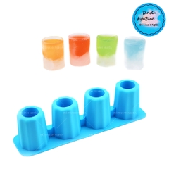Khuôn Silicon - Bia - Chữ Nhật - Ly 4cm H5 Vĩ 4c