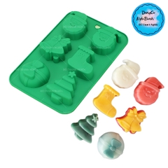 Khuôn Silicon - Noel - Vĩ TH Thông Chuông Tất 6c