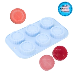 Khuôn Silicon - Đế - Quạt Thanh Viền Vĩ 6c -7cm