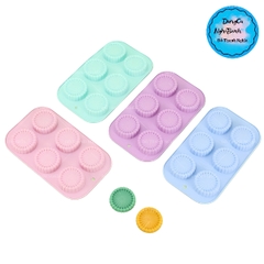 Khuôn Silicon - Đế - Quạt Thanh Viền Vĩ 6c -7cm