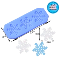 Khuôn Silicon - Noel - Cánh Tuyết Noel - 4.8cm Vĩ 3C