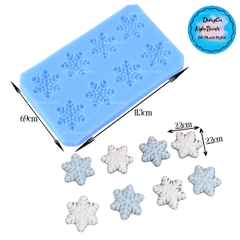 Khuôn Silicon - Noel - Cánh Tuyết Noel - 2.2cm Vĩ 8c