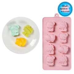 Khuôn Silicon - Động Vật - Vĩ Gấu Hà Mã Sư Tử 8c