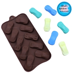 Khuôn Silicon - Xe Cộ - Xe Hơi Vĩ 4.8cm x 2.1cm 10c