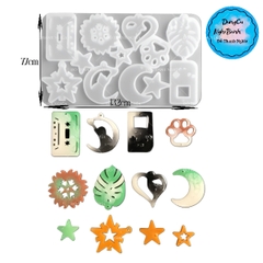 Khuôn Silicon - Bầu Trời - Vĩ TH 12c Trăng Sao Lá