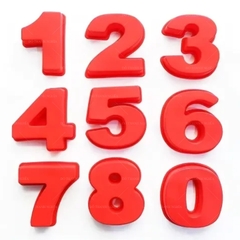 Khuôn Silicon - Số 0-9 - Số To 25cm (9 & 6 dùng chung)