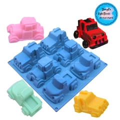 Khuôn Silicon - Xe Cộ - Xe Hơi Ô Tô Vĩ 6C 7.4*4.8*3 Cm