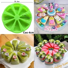 Khuôn Silicon - Phô Mai Tam Giác Sale 49k - Vĩ Trơn 8c