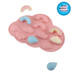 Khuôn Silicon - Bầu Trời - Cầu Vồng - Vĩ Mây Nước 11c