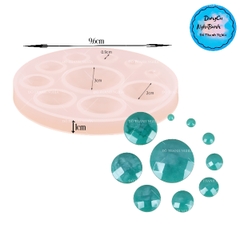 Khuôn Silicon - Chấm - Bi - Hạt Tròn - Vĩ TH Kim Cương 10c