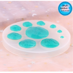 Khuôn Silicon - Chấm - Bi - Hạt Tròn - Vĩ TH Kim Cương 10c