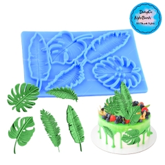 Khuôn Silicon - Lá Sake - Rừng - SLA - 8-12cm - Vĩ 5c Dương Sỉ