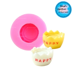 Khuôn Silicon - Món Ăn - Trứng 1/2 Happy