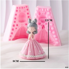 Khuôn Silicon - Em Bé - Công Chúa #26 2 Mảnh 12cm