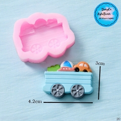 Khuôn Silicon - Xe Cộ - Tàu Xe Lửa 3c Gấu Vịt