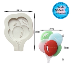 Khuôn Silicon - Bong Bóng Chùm 3c 5.5cm