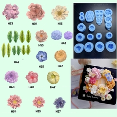 Khuôn Silicon - Set 14 Khuôn Hoa Hàn Quốc