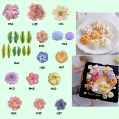 Khuôn Silicon - Set 14 Khuôn Hoa Hàn Quốc