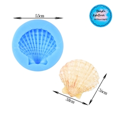 Khuôn Silicon - Sinh Vật Biển TH - Sò Biển 5.5cm