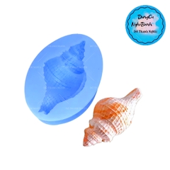 Khuôn Silicon - Sinh Vật Biển TH - Ốc Biển 6.5cm