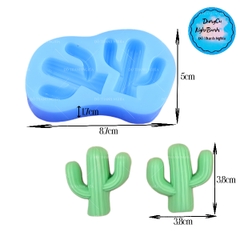 Khuôn Silicon - Sen Đá ĐỨNG 2 Chỉa 2C