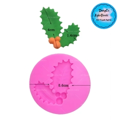 Khuôn Silicon - Lá Trạng Nguyên - 4cm - 2 Lá