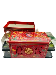 Combo Túi + Ốp - Trung Thu Màu Đỏ Đựng Bánh Cao