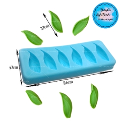 Khuôn Silicon - Lá Lá Tulip Hoa Bay 6c 3.6cm