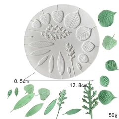 Khuôn Silicon - Lá Nhọn + Bầu 17c