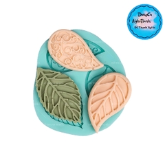 Khuôn Silicon - Lá 4-4.5cm - 3c Uốn Lượn