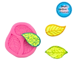 Khuôn Silicon - Lá 4-4.5cm - 3c Uốn Lượn