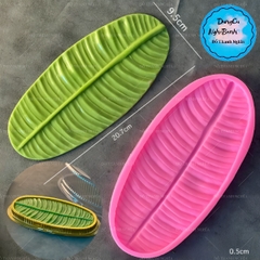 Khuôn Silicon - Lá Chuối - Oval 9.6x20.5cm