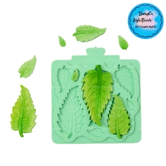 Khuôn Silicon - Lá Hồng - Uốn Cong - 8c