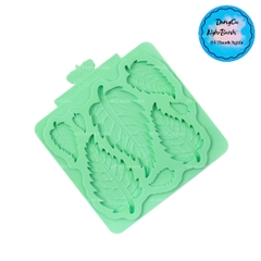 Khuôn Silicon - Lá Hồng - Uốn Cong - 8c