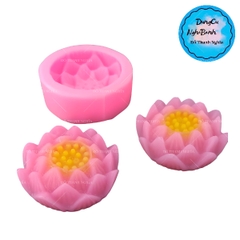 Khuôn Silicon - Hoa Sen Thái Tầng - 5cm cao 2cm