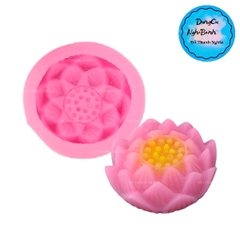 Khuôn Silicon - Hoa Sen Thái Tầng - 5cm cao 2cm