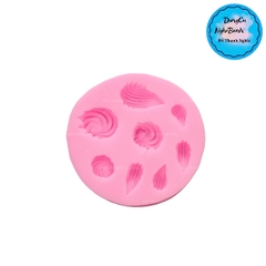 Khuôn Silicon - Đuôi Hoa Thị - Sò Xoắn N2 8c - 1.8cm