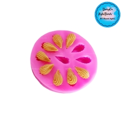Khuôn Silicon - Đuôi Hoa Thị - Sò Xoắn N1 11c - 2cm