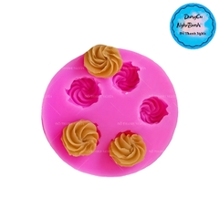 Khuôn Silicon - Đuôi Hoa Thị - Sò Xoắn N4 5c - 2cm