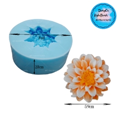 Khuôn Silicon - Hoa Thược Dược - 5.9cm - 3T - Nhụy