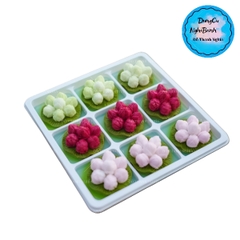 Khuôn Silicon - Hoa Sen Nụ - Búp Sen Kèm Lá 6cm 7c