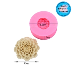 Khuôn Silicon - Hoa Thược Dược - 8cm - SL90