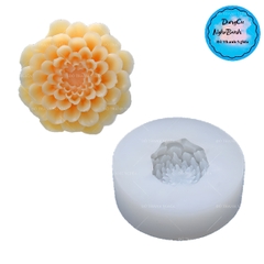 Khuôn Silicon - Hoa Thược Dược - 8cm - SL90