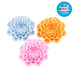 Khuôn Silicon - Hoa Thược Dược - 8cm - SL90