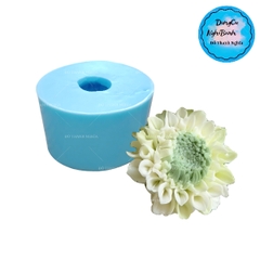 Khuôn Silicon - Hoa Thược Dược - 7.5cm  - Nhụy Xòe