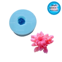 Khuôn Silicon - Hoa Thược Dược - 6cm Nhụy Xòe